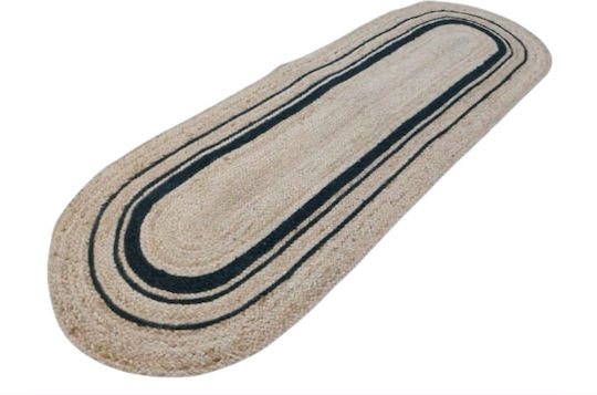 Natural Home Rug Rectangular from Jute Beige