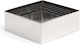 Cake Ring 7cm Square Inox 18/10 7468