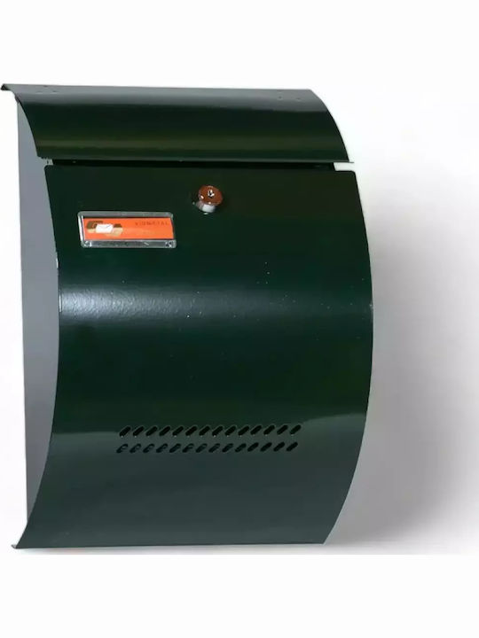 Viometal Outdoor Mailbox Metallic in Green Color