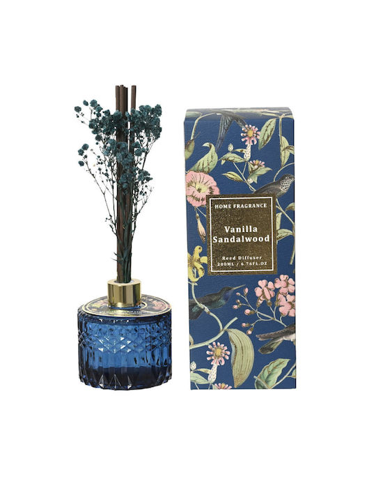 Home Fragrance Stick Perfume Vanilla & Sandalwood 200ml 8.3x8.3x8.5cm Monochrome Kaeming