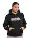 Women's Sweatshirt Hooded Black