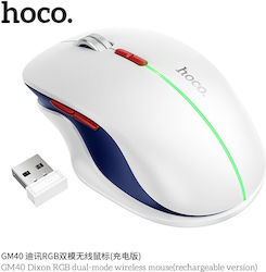 Hoco GM40 Wireless Bluetooth Mouse Alb