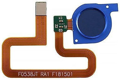 Handy Ersatzkabel Fingerabdruck Flex Huawei Y7 Pro Blau