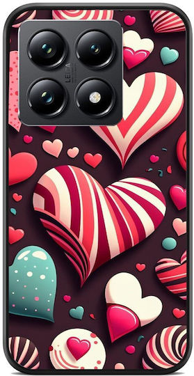 Colorful Hearts Mobile Phone Case 91852 Multicolour Design Mi 14t
