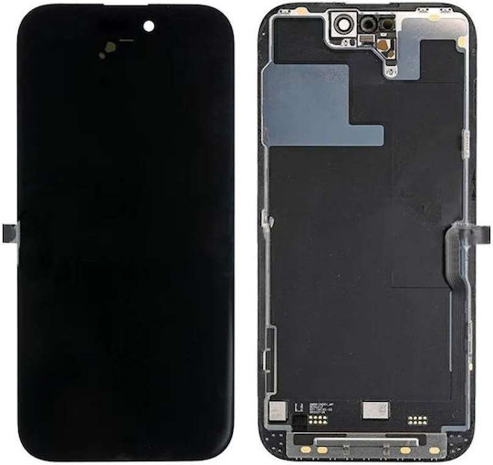 O ecran Soft cu Mecanism Tactil pentru iPhone 14 Pro Max (Negru)