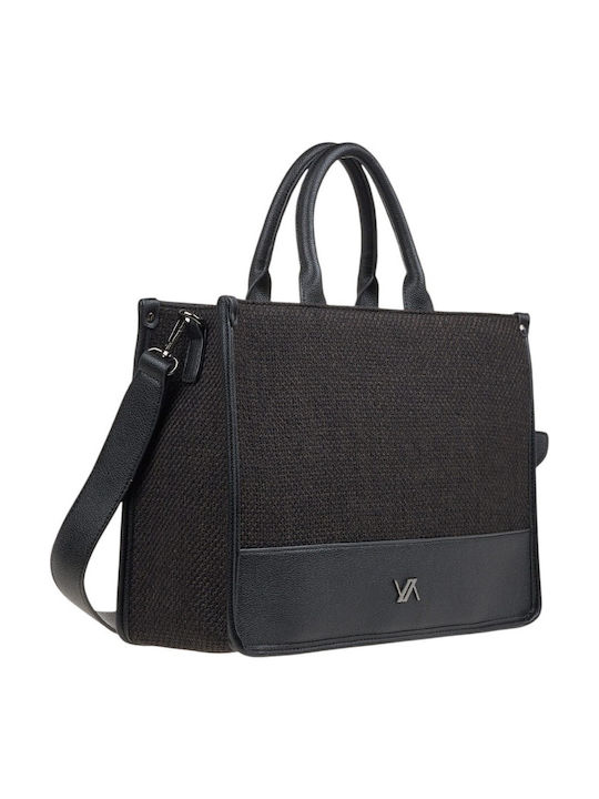 Verde Fabric Women's Shoulder Bag Black