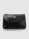 Stoff Damen Handtasche Crossbody Schwarz