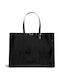 Extra Large Icon Women's Croco Black Shopper Bag