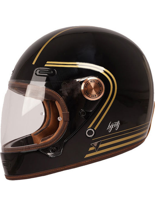 ByCity Roadster III Gold Black Κράνος Μηχανής F...