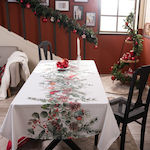 Teoran Christmas Tablecloth Fabric Multicolour ...