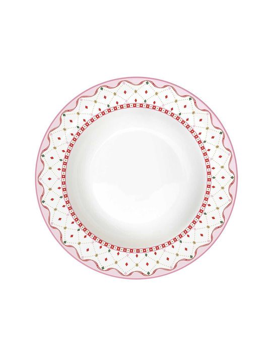 Easylife Christmas Plate Porcelain Multicolour
