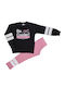 Kids Sweatpants Set Black, Rotten Apple