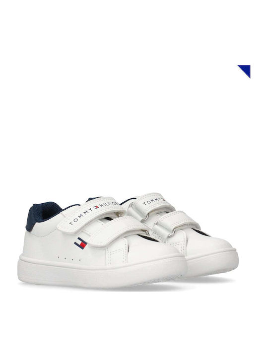 Kids Sneakers with Scratch White