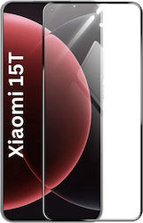Screen Protector Compatible with Xiaomi 15t Skyddar Innovation Tempered Glass Ultra HD 111D Protection Easy Installation Sticker Set Transparent