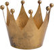 Metallische Goldene Krone 12x12x10cm