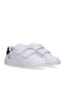 Παιδικά Sneakers με Σκρατς Λευκά
