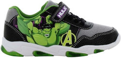 Marvel Παιδικά Sneakers Ανατομικά Μαύρα Marvel Παιδικά Sneakers Ανατομικά Μαύρα