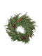 Coroană Artificială Thuja Cu Conuri 60cm