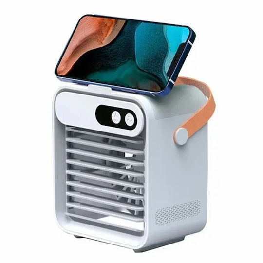 F80 Mini Desktop Fan Rechargeable Mist Diffuser 5w White