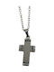Kalliopi Silver Crucifix Bărbat Din Oțel Cu Lanț