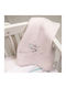 Nima Κουβέρτα Κούνιας Fleece Ροζ 110x140εκ.