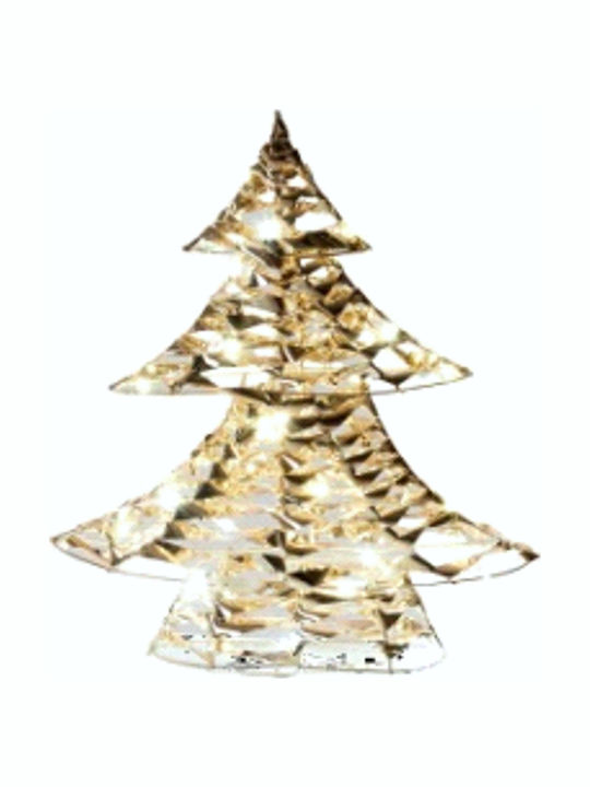 Christmas Decorative Illuminated Tree 60cm Battery Gold