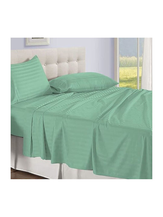 Kotonia Home Чаршаф Кралица 220x240см. Mint Green
