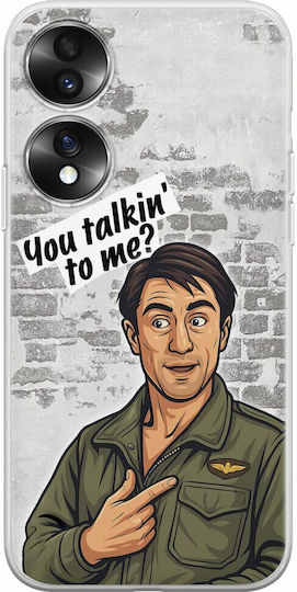 Epic Quotes You Talkin' To Me Honor 70 5G Flexible TPU Transparent Silicone