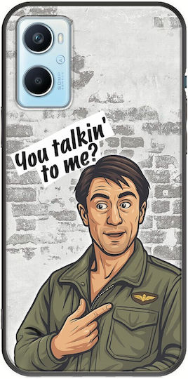 Epic Quotes You Talkin' To Me? Oppo A96 4g Black Tpu Μαύρη Σιλικόνη