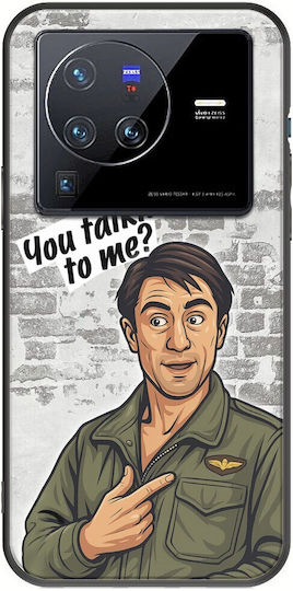 Epic Quotes You Talkin' To Me Vivo X80 Pro Black TPU Black Silicone