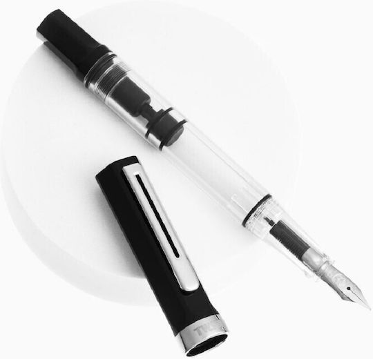 Twsbi Piston Filling Πένα Καλλιγραφίας Extra Fine με Μαύρο Μελάνι