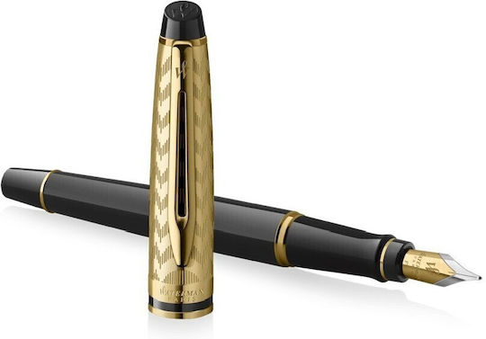 Waterman Expert Πένα Γραφής Medium με Μαύρο Μελάνι