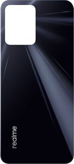 Realme Back Cover Tempered Glass Black (Realme C35)