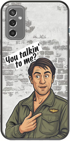 Epic Quotes You Talkin' To Me Samsung Galaxy M13 4G Black TPU Black Silicone