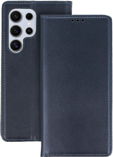 Smart Back Cover Σιλικόνης / Δερμάτινο / Υφασμάτινο Navy Μπλε (Galaxy S25 FE)