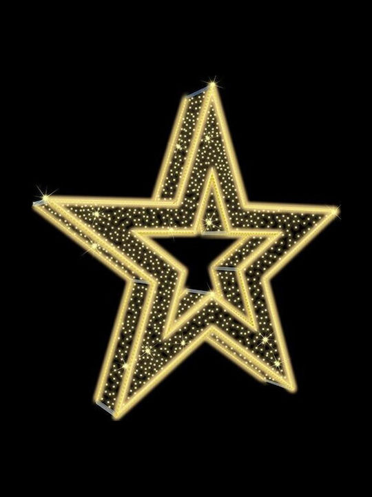 Eurolamp Plastic Christmas Decorative Star 150x20x150cm White