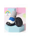 Dog Shoes Anti-Slip Blue Length 4.4cm Width 3.8cm Circumference Length 4.4cm Circumference Width 3.8cm