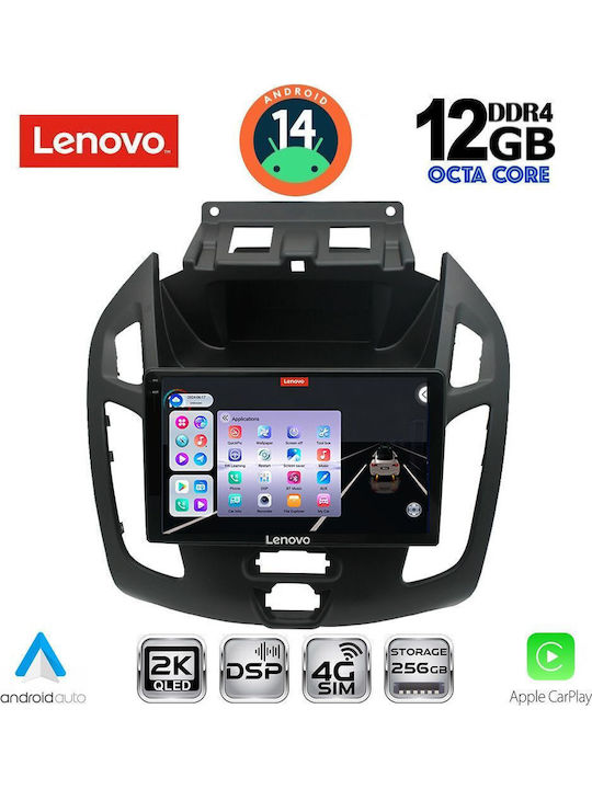Lenovo Car Audio System for Ford Transit Connect 2013-2018 (Bluetooth/USB/WiFi/GPS/Apple-Carplay/Android-Auto) with Touch Screen 9"