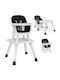 Costway Baby Highchair 6 in 1 with Adjustable Height Black