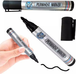 Marker Permanent Negru Vârf Rotund – Rezistent la Apă 2mm Marker Permanent Negru Vârf Rotund – Rezistent la Apă 2mm