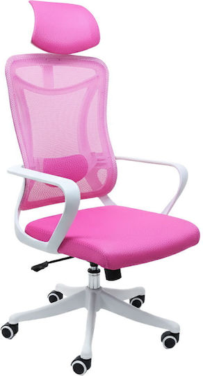 Polihome Hathrow Scaun de birou Roz