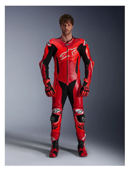Alpinestars Gp Plus V4 Sprint Ανδρική Δερμάτινη Φόρμα Αναβάτη Μοτοσυκλέτας