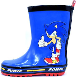 Sonic Kids Wellies Blue