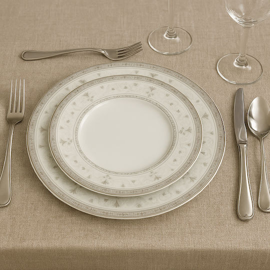 White Porcelain Dinnerware Set 72pcs