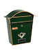 Viometal 5001 Outdoor Mailbox Metallic in Green Color 35.5x10x37cm