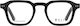 Bali River 24930 C1 Unisex Acetat Brillengestelle Quadrat Schwarz