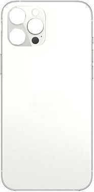 Back Cover Glass Πίσω Καπάκι Apple Iphone 12 Pro Max Λευκό
