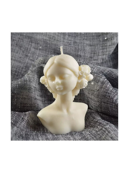 Kerze Skulptur Frau Melomakarono