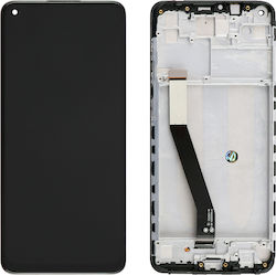 Screen with Frame for Xiaomi Redmi Note 9 (Black)
