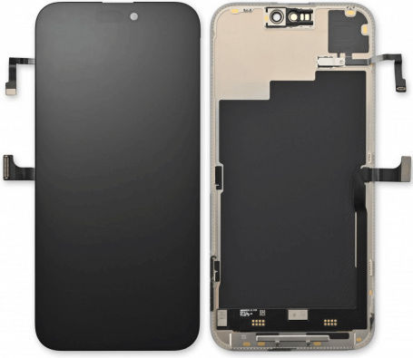 Apple Οθόνη mit Touch-Mechanismus für iPhone 16 (Schwarz)